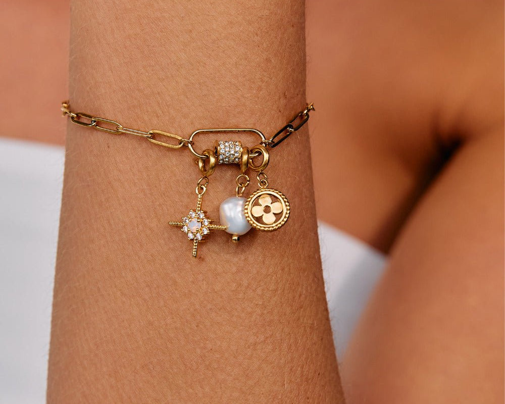 'Spring Bloom' Flower Petal Charm