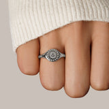 Summer Solstice Silver Ring