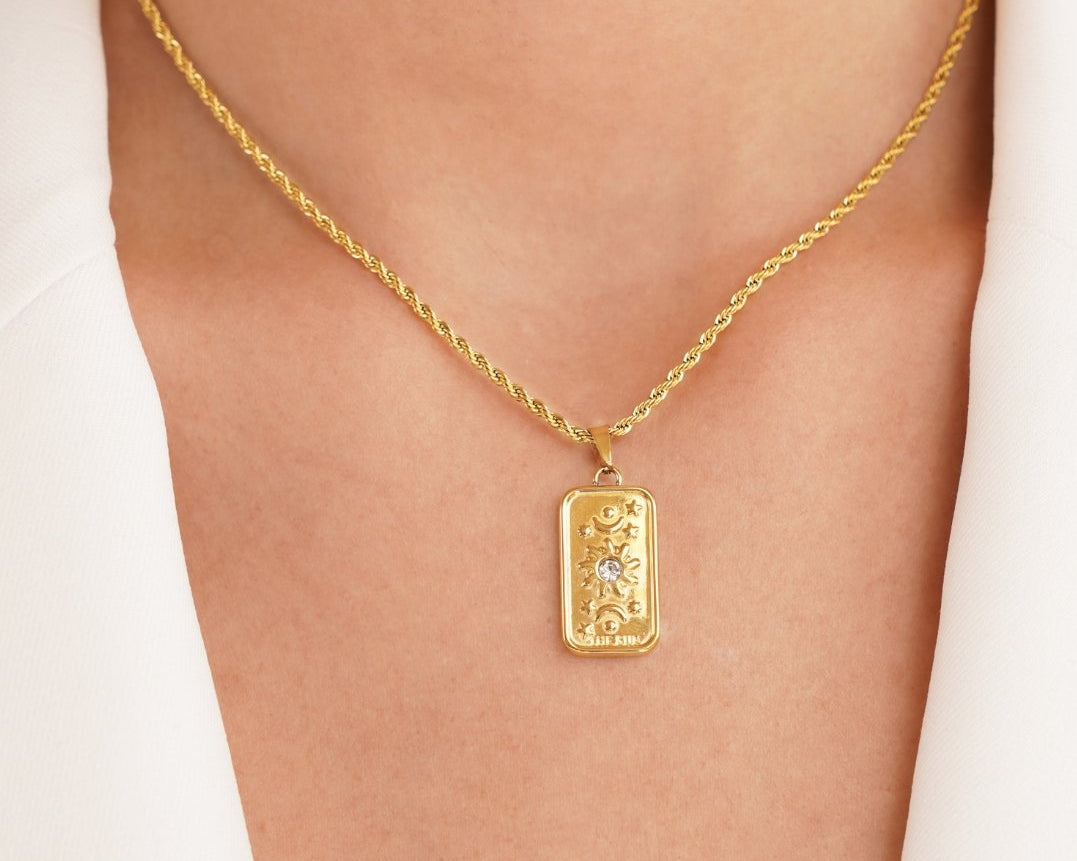 ‘The Sun’ Tarot Pendant Necklace