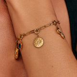 'The Truth' Gold Eye Coin Charm