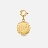 'The Truth' Gold Eye Coin Charm