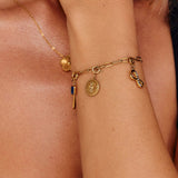 'The Truth' Gold Eye Coin Charm