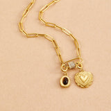 Tiger Eye Stone Charm