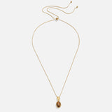 Tiger Eye Stone Long Necklace