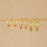 Triple Hoop Earrings Set