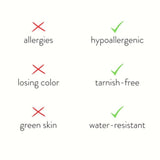 Triple Hoop Earrings Set