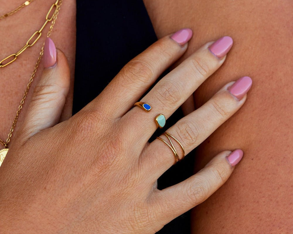 Turquoise Sahara Wrap Ring