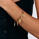 Turquoise Sunburst Charm