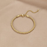 Twisted 18K Gold Bracelet