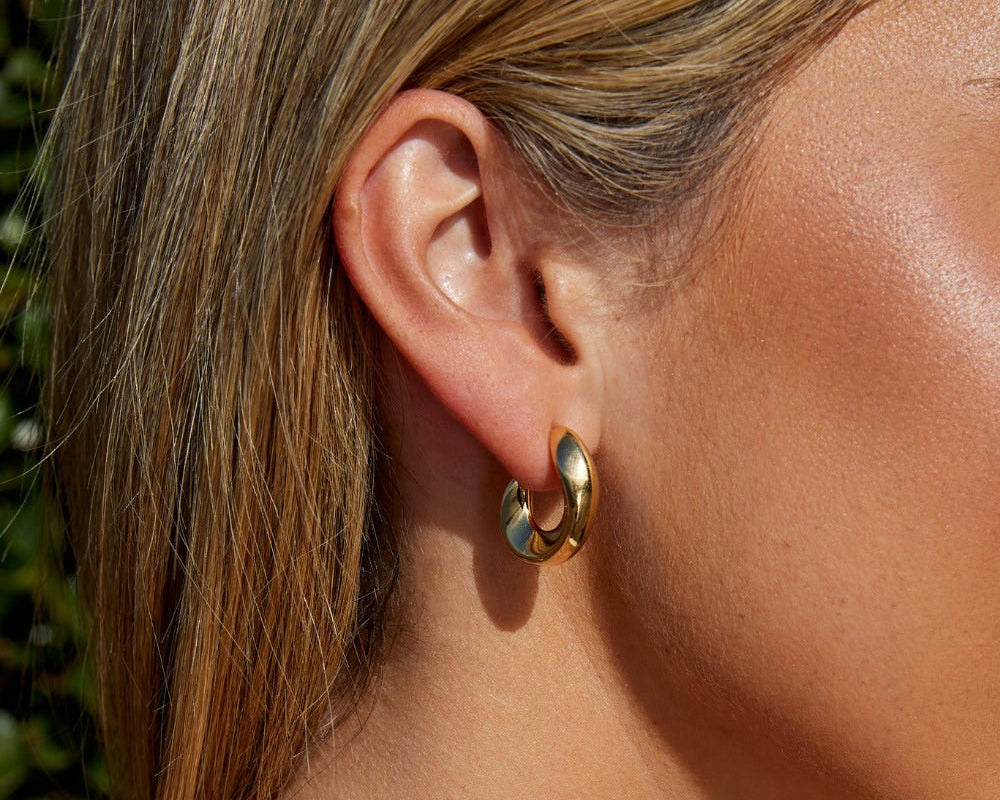 Twisted Sarah Hoop Earrings