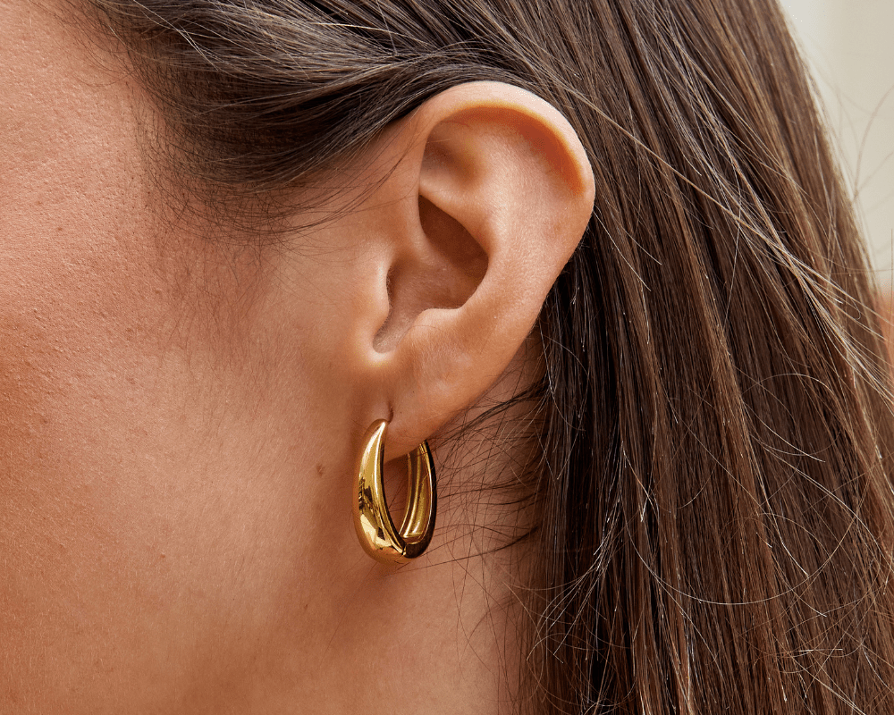 Valentina Gold Hoop Earrings