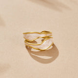Wave Sahara Gold Ring