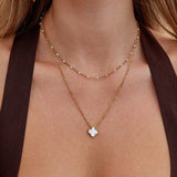 White Clover Necklace