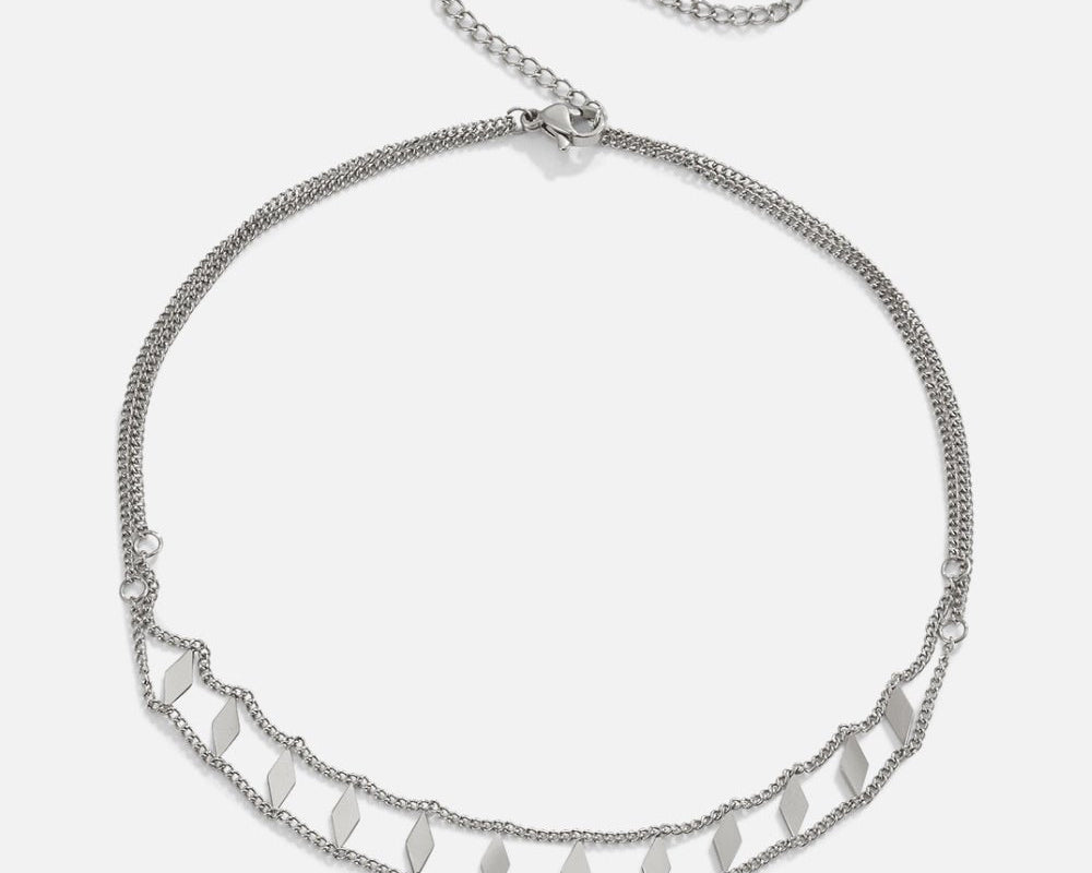 Zara Silver Choker